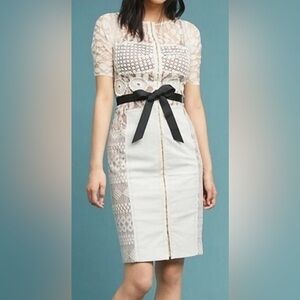 Byron Lars White Lace Dress